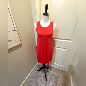 Piko 1988 Poppy Red Sleeveless Knit Dress